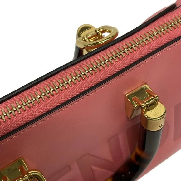 Auth FENDI Mini By The Way 8BS067 Pink Leather Handbag - Picture 12 of 16